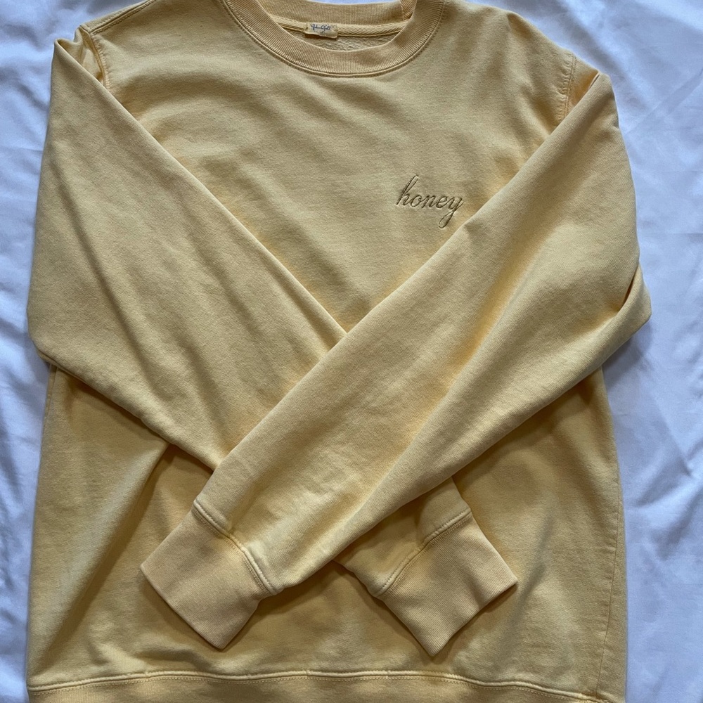 classic John galt honey over sized crew neck